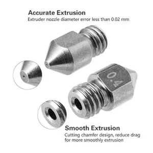 Creality 8 boquillas MK8 de acero endurecido para_4