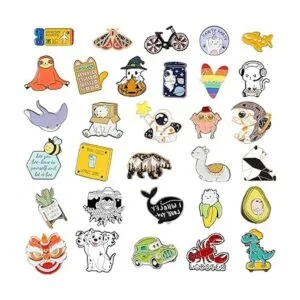 SINCCO 20 pines de mochila esmaltada divertidos pines_4