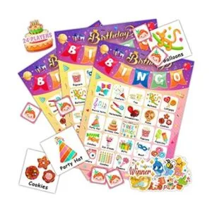 Juego de bingo de cumpleaños 39 piezas juego de búsqueda_1