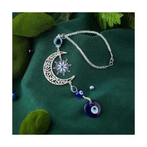 Adorno colgante de auto de ojo malvado para espejo_2