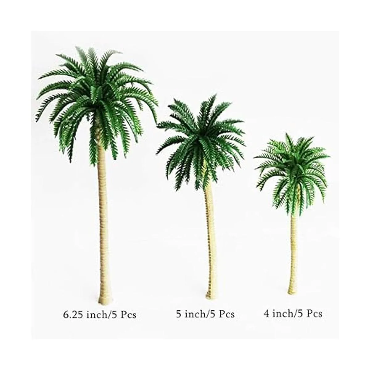 Ymeibe 15 piezas de decoración de palmeras en miniatura_3