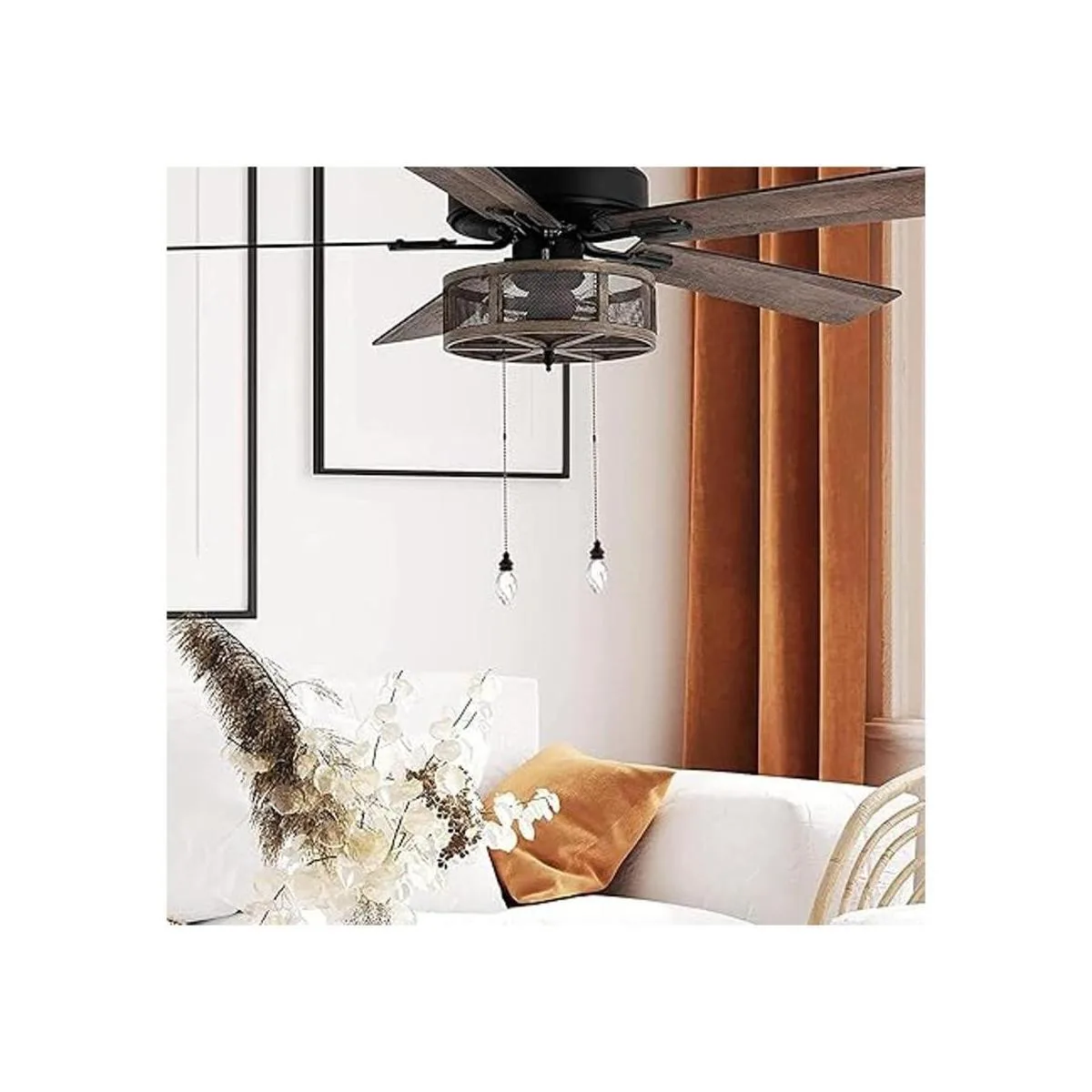 Cadenas para ventilador de techo cadenas de luz de 12_3