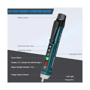 Auroland Probador de voltaje sin contacto con 9_4