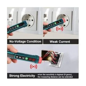 Auroland Probador de voltaje sin contacto con 9_3