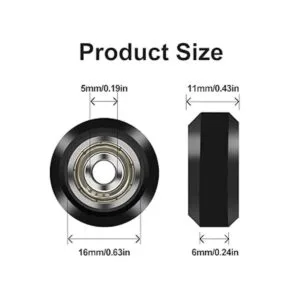 Impresora 3D oficial Creality Ender 3 ruedas impresora 3D_4