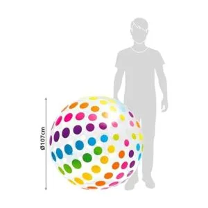 Intex Jumbo Bola de playa gigante inflable de 42 pulgadas_4