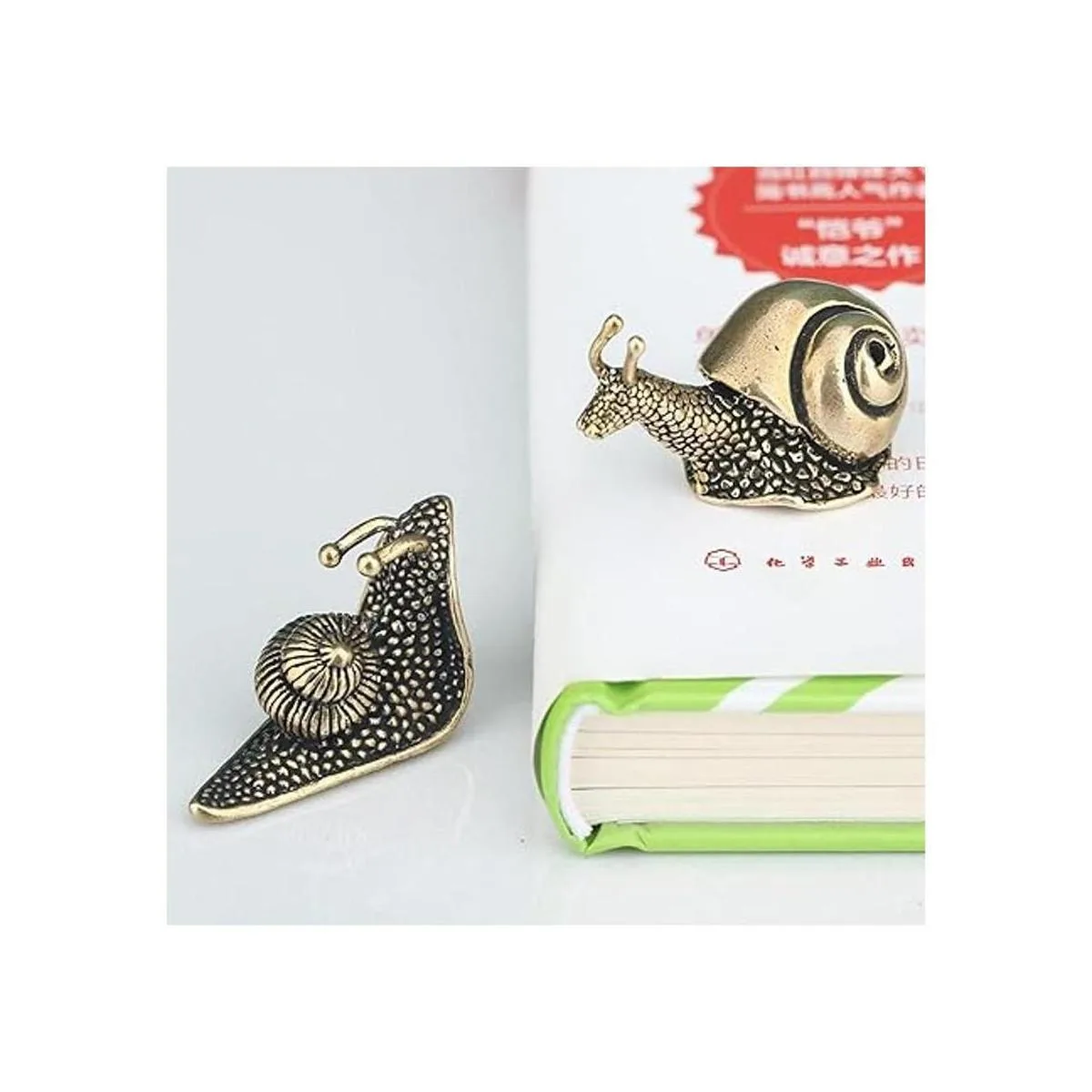 2 piezas de decoración de caracol al aire libre estanque_5