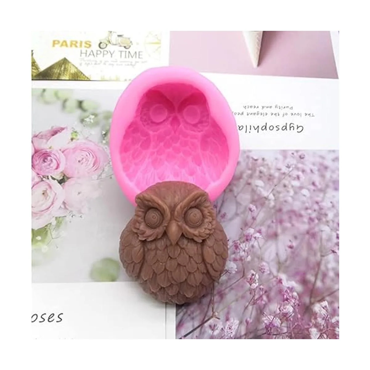 Gulinaza 2 moldes de silicona para jabón hecho a mano_5