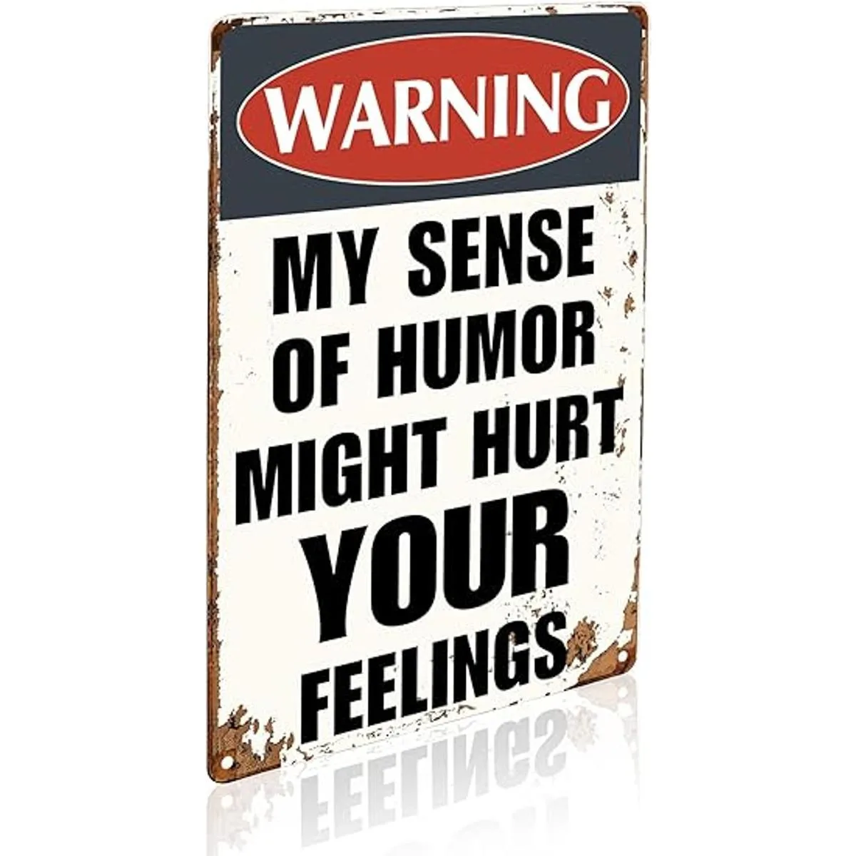 Letreros de metal sarcásticos divertidos con texto en_3