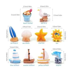 10 piezas de figuras de jardín de hadas accesorios en_2