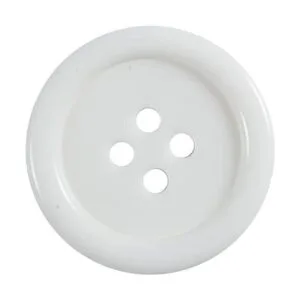 60 botones blancos de costura de resina plástica de 1_1
