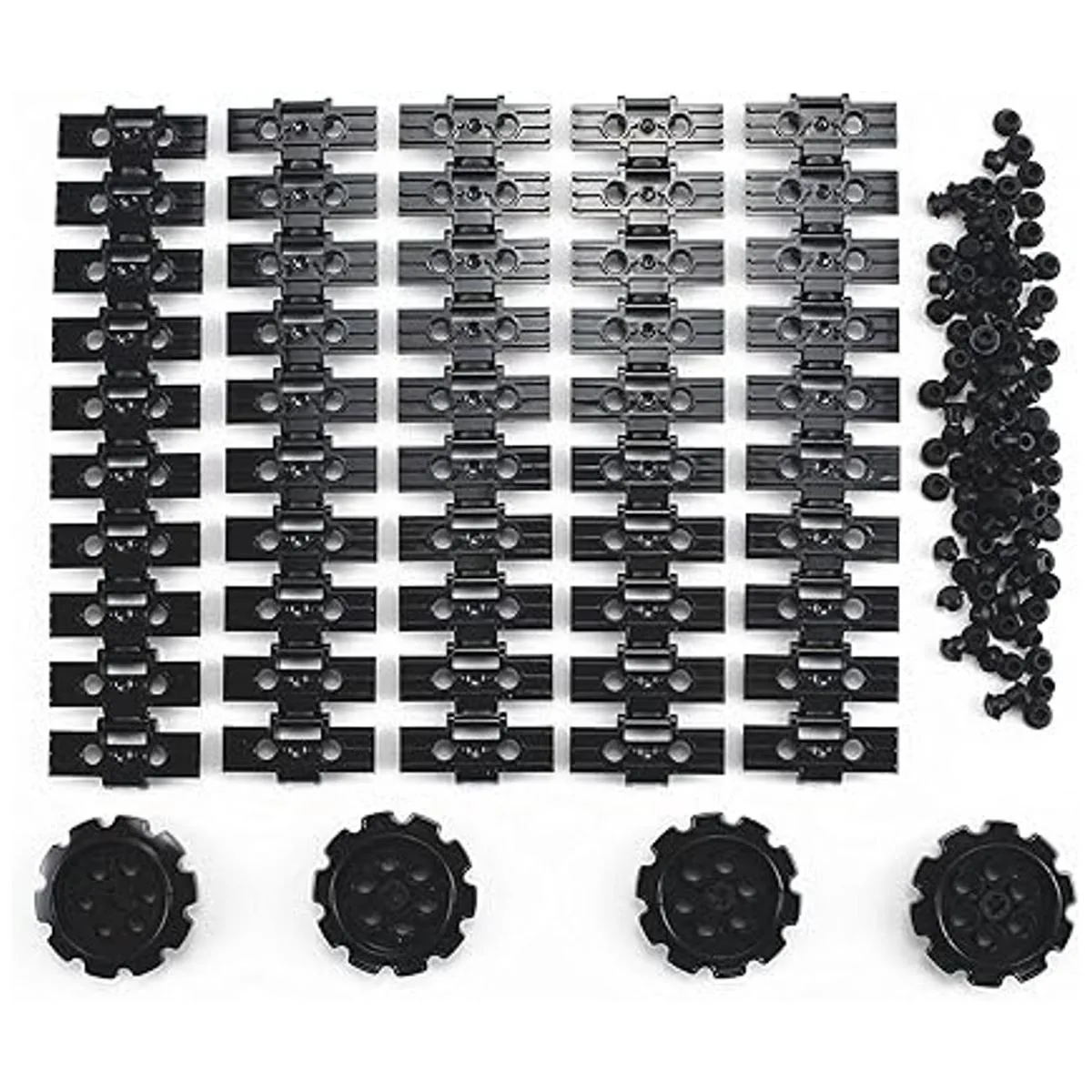 TTLYHEK Technic Pieza de rueda de cadena compatible con_3