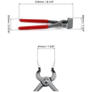 QWORK Alicates planos de cuero alicates de aplanamiento_6