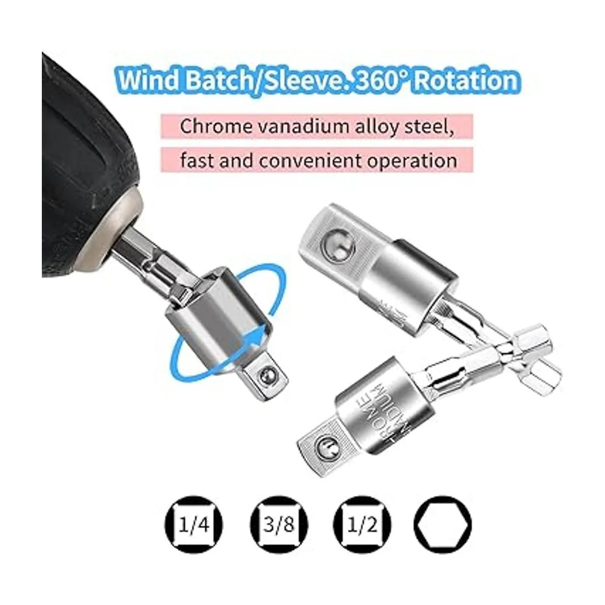 MXiiXM Kit de extensión de broca flexible herramientas de_6