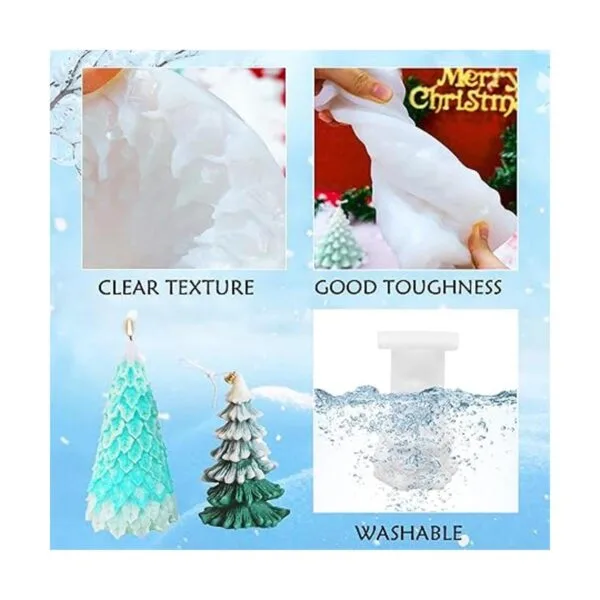 ZAKVOOR 2 moldes 3D para velas en forma de árbol de_3