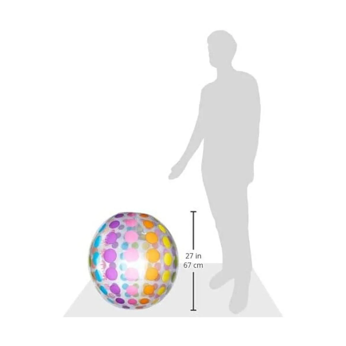 Intex Jumbo Bola de playa gigante inflable de 42 pulgadas_6