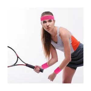 Juego de 12 pulseras y banda para el sudor absorbente_6