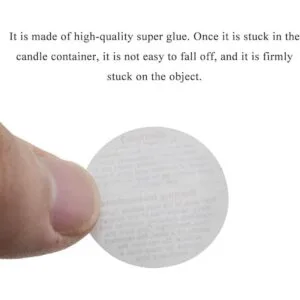 HAHIYO 500 calcomanías circulares blancas de advertencia_3