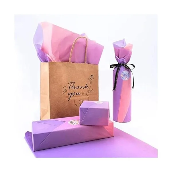 30 hojas de papel de seda rosa pastel a granel 20 x 28_4