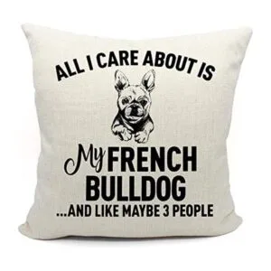 Funda de almohada para regalo de Bulldog Francés regalo_1