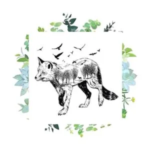 AZSG Sellos realistas de animales águila búho claro para_6