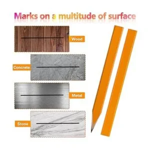 14 lápices de carpintero lápices planos octogonales de 7_5