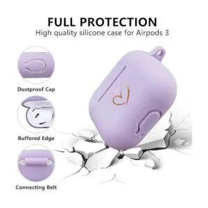 AIIEKZ Funda compatible con AirPods 3 2021 funda de_2