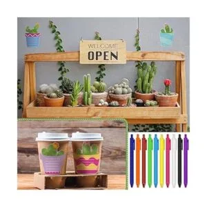 Paquete de 10 blocs de notas de cactus con bolígrafo_6