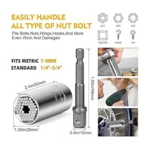 MXiiXM Kit de extensión de broca flexible herramientas de_4