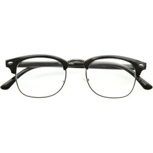 Goson anteojos Clubmaster con marco de asta clásicos de_4