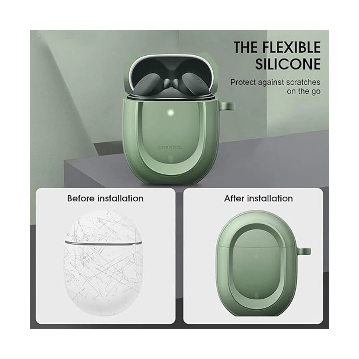 CaseBot Funda para Pixel Buds ASeries 2021 y Pixel Buds 2_3