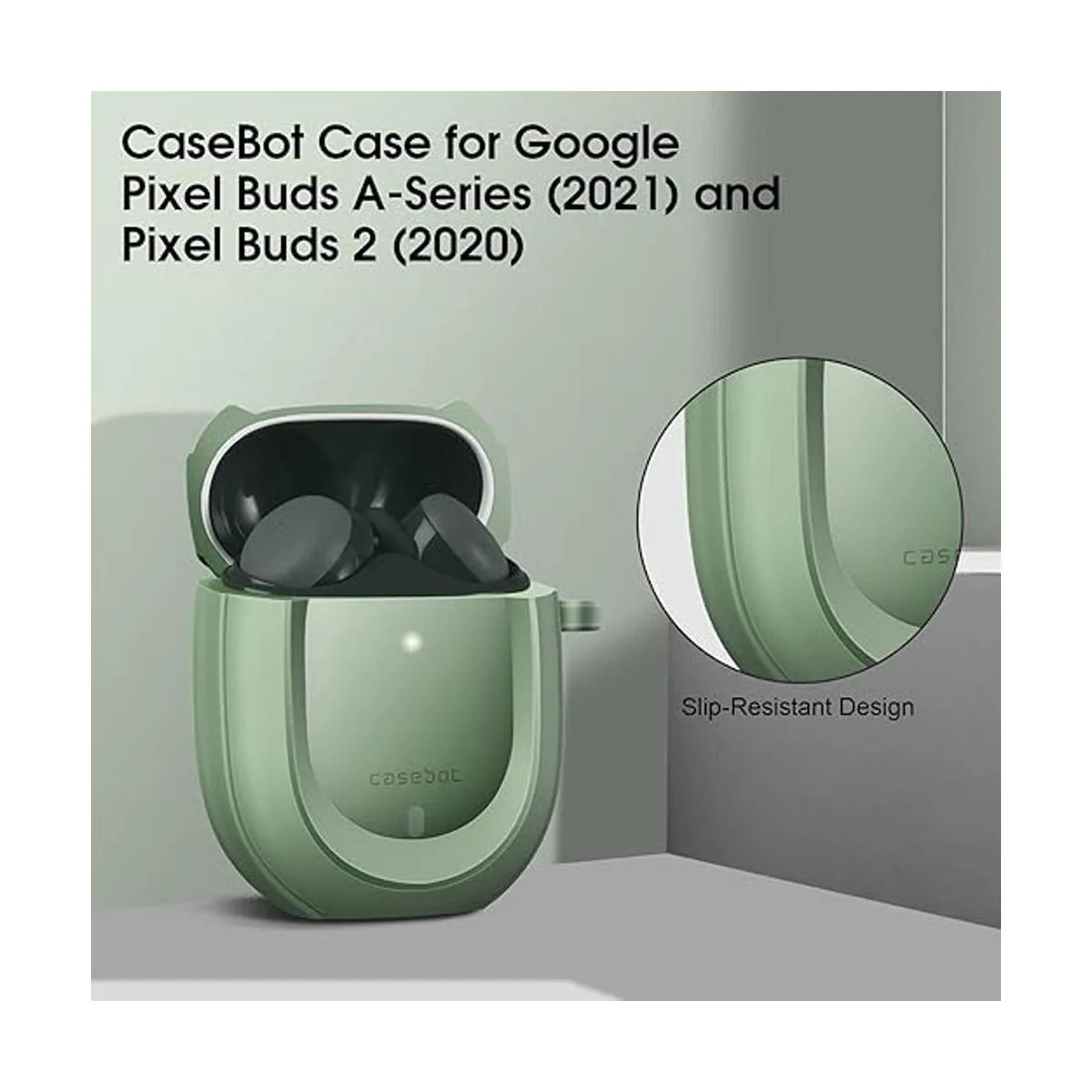 CaseBot Funda para Pixel Buds ASeries 2021 y Pixel Buds 2_7