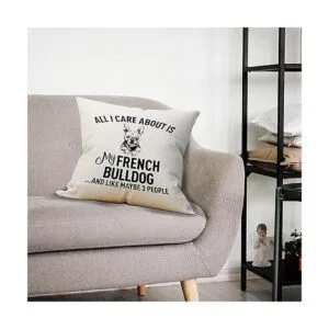 Funda de almohada para regalo de Bulldog Francés regalo_3
