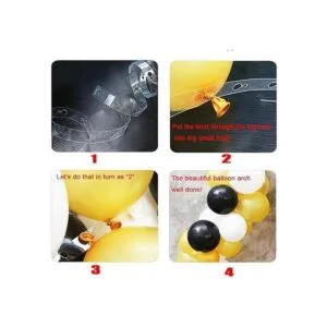 Kit de arco de guirnalda de globos dorados morados 121_5