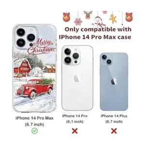 Funda de Navidad compatible con iPhone 14 Pro Max a_3