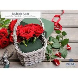 Royal Imports Bloques de espuma floral húmedos y secos_2