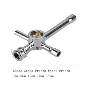 ShareGoo Llaves cruzadas de aluminio de 0.157 in 0.197_3