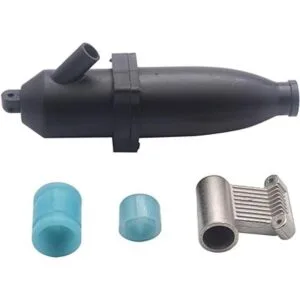 1 Unidades ShareGoo plástico RC tubo de escape 5.079 in_5