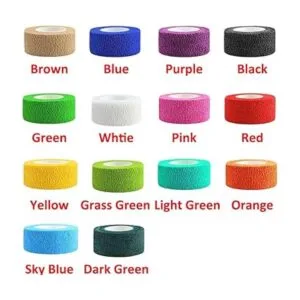 ESUPPORT Vendas adhesivas de 1 pulgada x 5 yardas_6