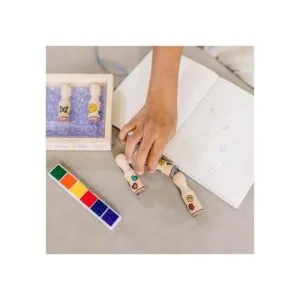 Melissa Doug Happy Handles Sellos con mango de madera_3