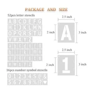 Plantillas de letras de 2 pulgadas plantillas de números_2