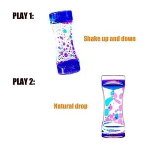 ABIQAQIBA Juego de 2 temporizadores de movimiento líquido_2