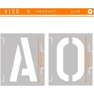 42 plantillas de letras de 3 pulgadas plantillas de_2