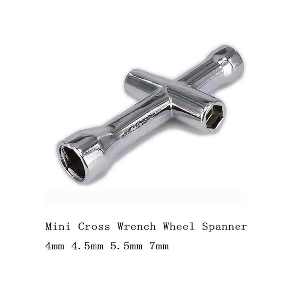 ShareGoo Llaves cruzadas de aluminio de 0.157 in 0.197_4