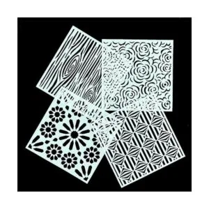 Paquete de 32 plantillas geométricas de 6 x 6 pulgadas_6