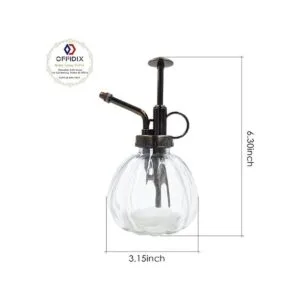 OFFIDIX Botella de riego de cristal transparente 6.3_2