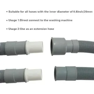 Extensión universal de manguera de drenaje para lavadora_2