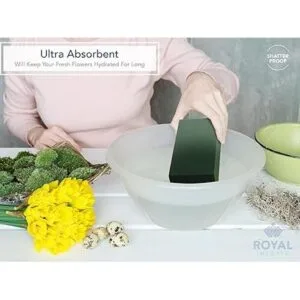 Royal Imports Bloques de espuma floral húmedos y secos_6