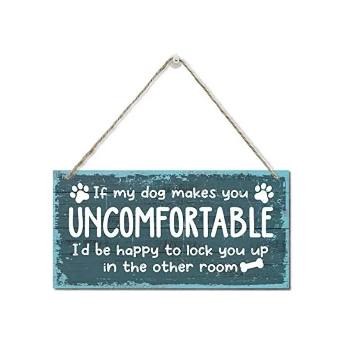 If My Dog Makes You Uncomfortable Letrero de placa de_1