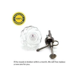 OFFIDIX Botella de riego de cristal transparente 6.3_5